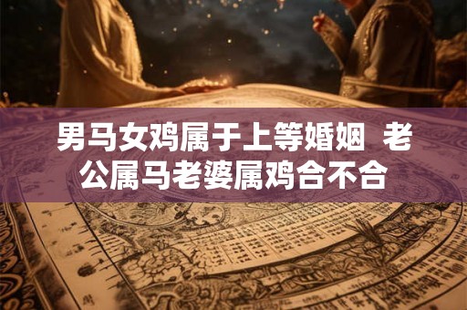 男马女鸡属于上等婚姻  老公属马老婆属鸡合不合
