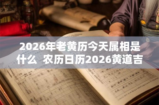 2026年老黄历今天属相是什么  农历日历2026黄道吉日