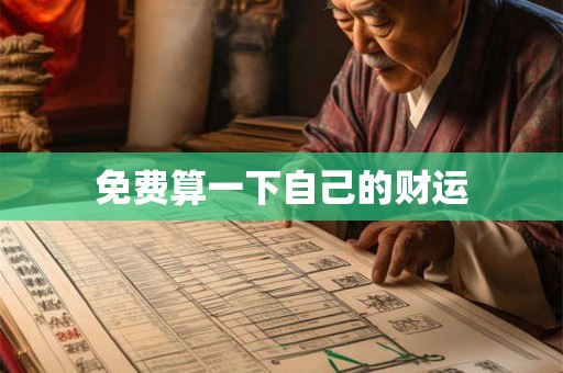 免费算一下自己的财运