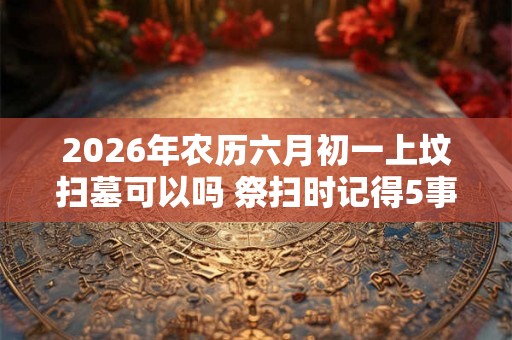2026年农历六月初一上坟扫墓可以吗 祭扫时记得5事不做