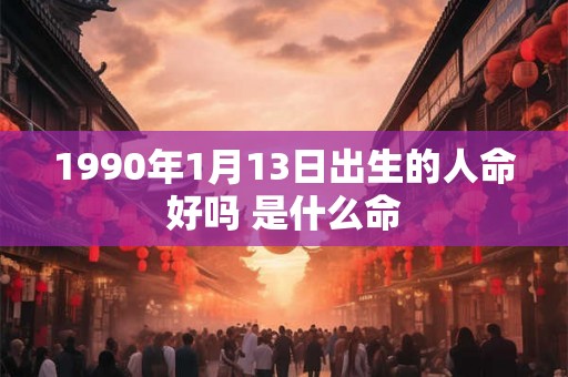 1990年1月13日出生的人命好吗 是什么命
