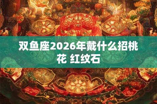 双鱼座2026年戴什么招桃花 红纹石