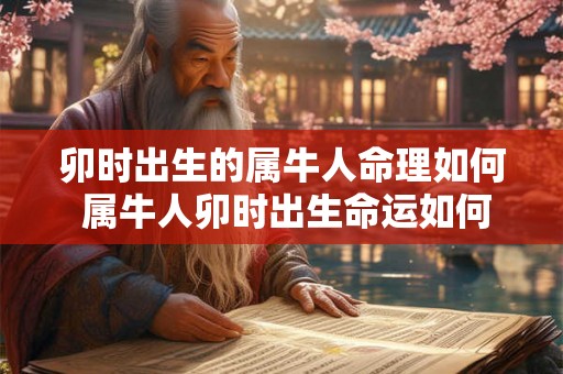 卯时出生的属牛人命理如何 属牛人卯时出生命运如何