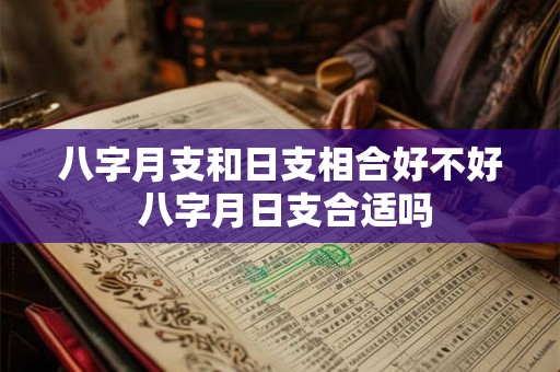 八字月支和日支相合好不好 八字月日支合适吗