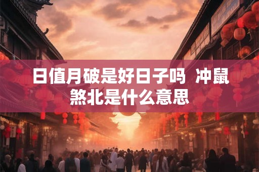 日值月破是好日子吗  冲鼠煞北是什么意思