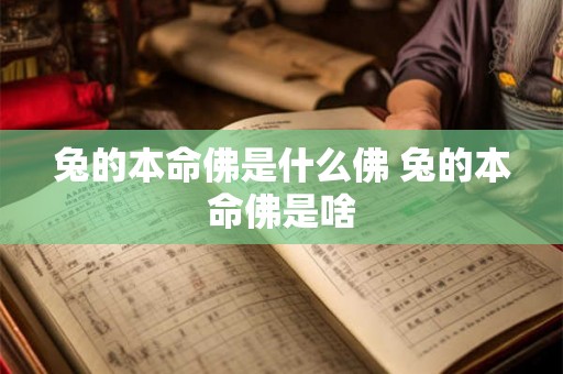 兔的本命佛是什么佛 兔的本命佛是啥