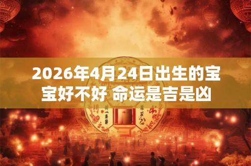 2026年4月24日出生的宝宝好不好 命运是吉是凶