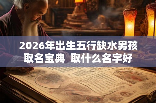 2026年出生五行缺水男孩取名宝典  取什么名字好