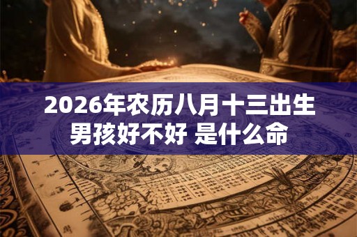 2026年农历八月十三出生男孩好不好 是什么命