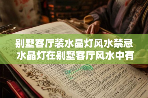 别墅客厅装水晶灯风水禁忌 水晶灯在别墅客厅风水中有什么禁忌