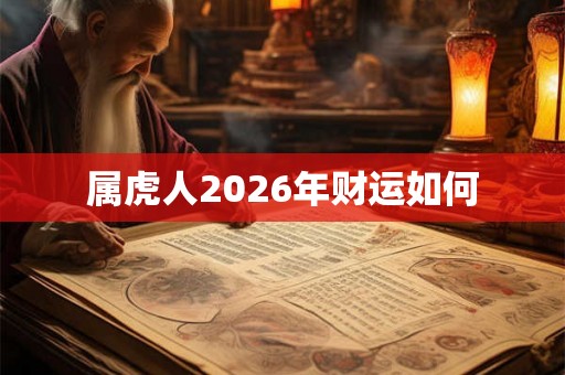 属虎人2026年财运如何
