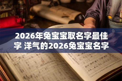2026年兔宝宝取名字最佳字 洋气的2026兔宝宝名字