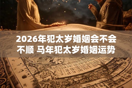 2026年犯太岁婚姻会不会不顺 马年犯太岁婚姻运势