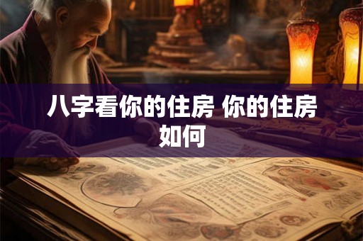 八字看你的住房 你的住房如何