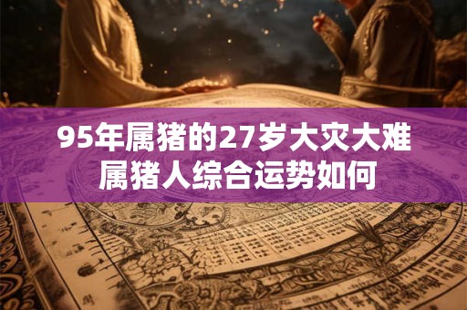 95年属猪的27岁大灾大难 属猪人综合运势如何