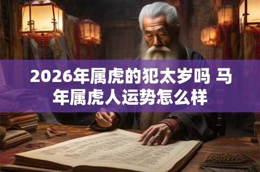 2026年属虎的犯太岁吗 马年属虎人运势怎么样