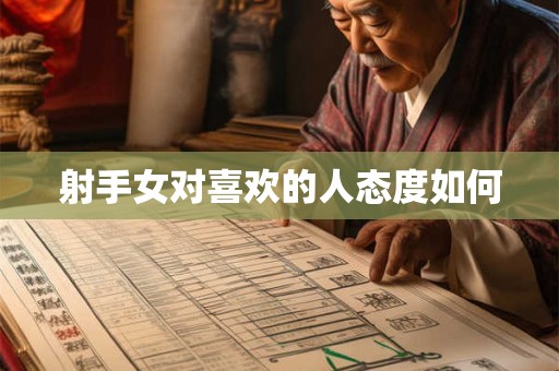 射手女对喜欢的人态度如何