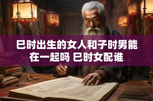 巳时出生的女人和子时男能在一起吗 巳时女配谁 巳时出生的女人和子时男能在一起吗 巳时女配谁