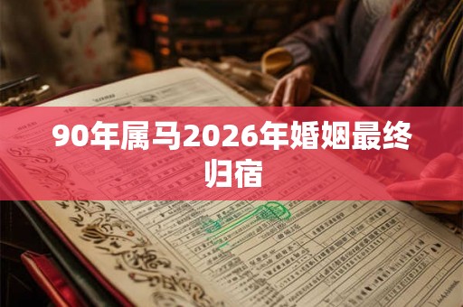 90年属马2026年婚姻最终归宿