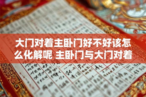 大门对着主卧门好不好该怎么化解呢 主卧门与大门对着如何解决