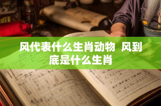 风代表什么生肖动物 风到底是什么生肖 风代表什么生肖动物 风到底是什么生肖