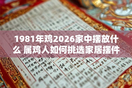 1981年鸡2026家中摆放什么 属鸡人如何挑选家居摆件
