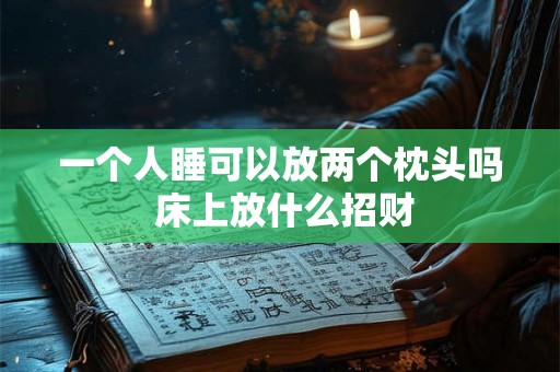 一个人睡可以放两个枕头吗 床上放什么招财