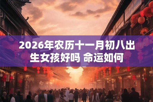 2026年农历十一月初八出生女孩好吗 命运如何