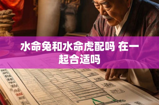 水命兔和水命虎配吗 在一起合适吗