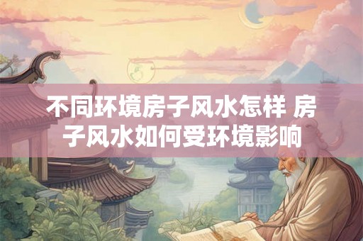 不同环境房子风水怎样 房子风水如何受环境影响