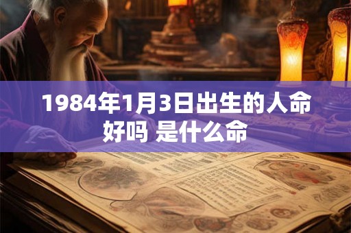 1984年1月3日出生的人命好吗 是什么命