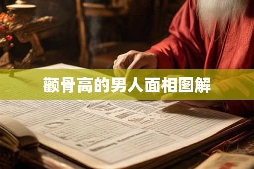 颧骨高的男人面相图解