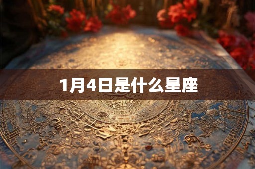 1月4日是什么星座