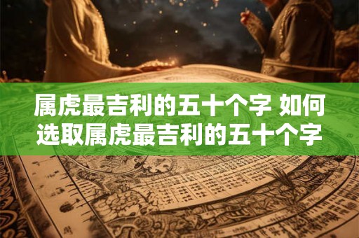 属虎最吉利的五十个字 如何选取属虎最吉利的五十个字