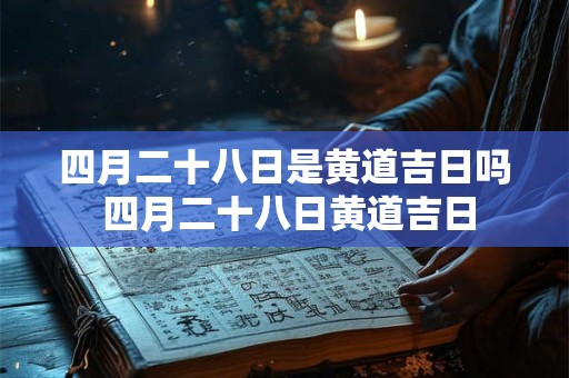 四月二十八日是黄道吉日吗 四月二十八日黄道吉日