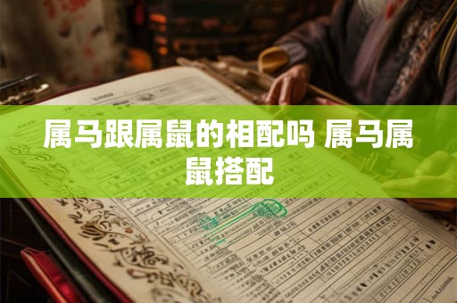 属马跟属鼠的相配吗 属马属鼠搭配