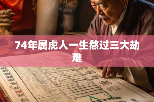 74年属虎人一生熬过三大劫难 74年属虎人一生熬过三大劫难