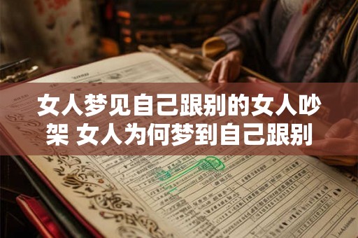 女人梦见自己跟别的女人吵架 女人为何梦到自己跟别的女人吵架 女人梦见自己跟别的女人吵架 女人为何梦到自己跟别的女人吵架