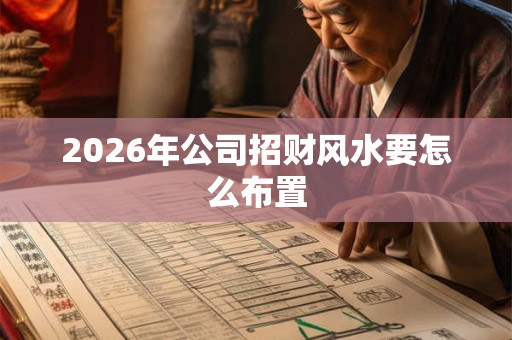 2026年公司招财风水要怎么布置 2026年公司招财风水要怎么布置