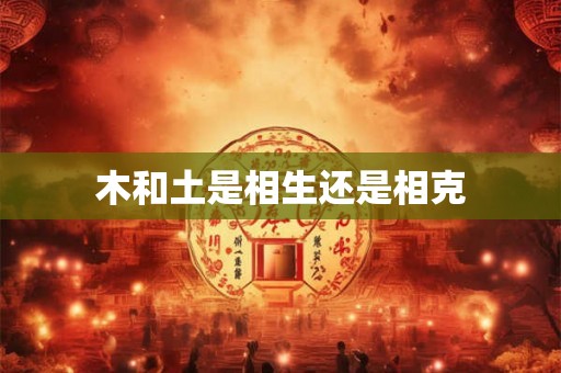 木和土是相生还是相克