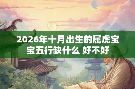 2026年十月出生的属虎宝宝五行缺什么 好不好