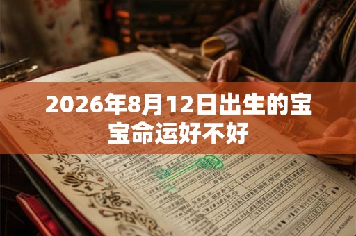 2026年8月12日出生的宝宝命运好不好 2026年8月12日出生的宝宝命运好不好