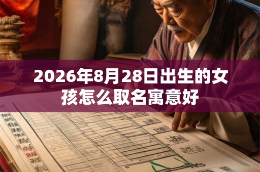 2026年8月28日出生的女孩怎么取名寓意好