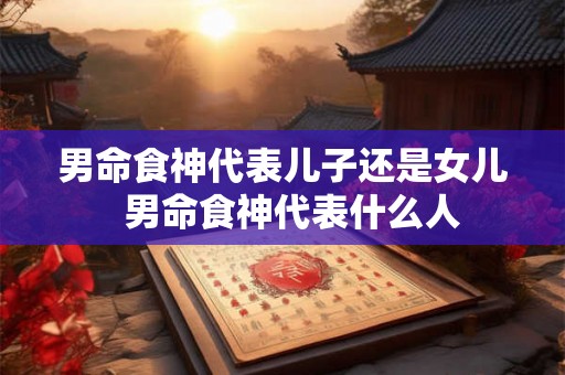 男命食神代表儿子还是女儿  男命食神代表什么人