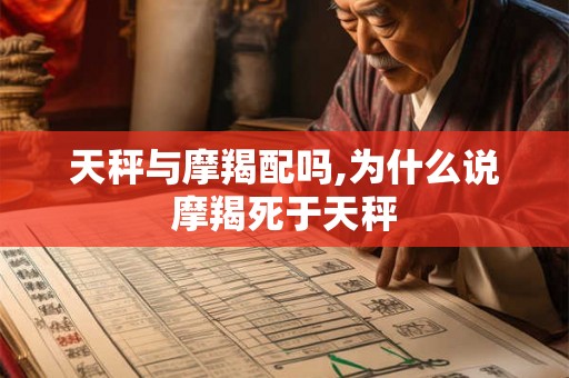 天秤与摩羯配吗,为什么说摩羯死于天秤