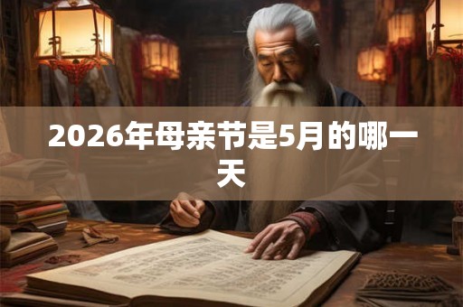 2026年母亲节是5月的哪一天