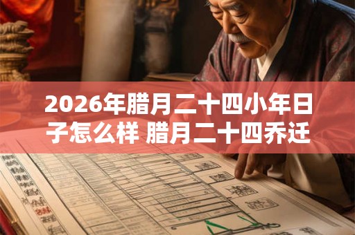 2026年腊月二十四小年日子怎么样 腊月二十四乔迁好吗