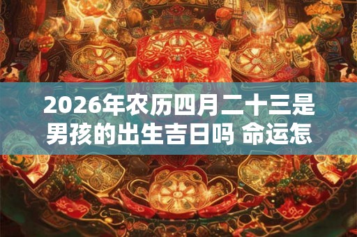 2026年农历四月二十三是男孩的出生吉日吗 命运怎么样