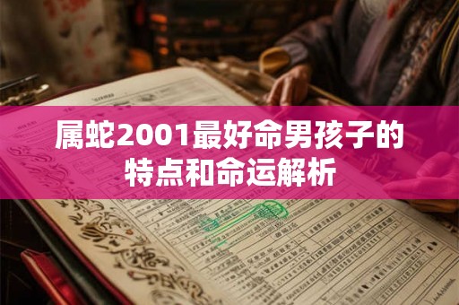 属蛇2001最好命男孩子的特点和命运解析 属蛇2001最好命男孩子的特点和命运解析