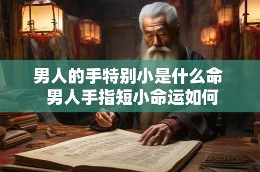 男人的手特别小是什么命  男人手指短小命运如何